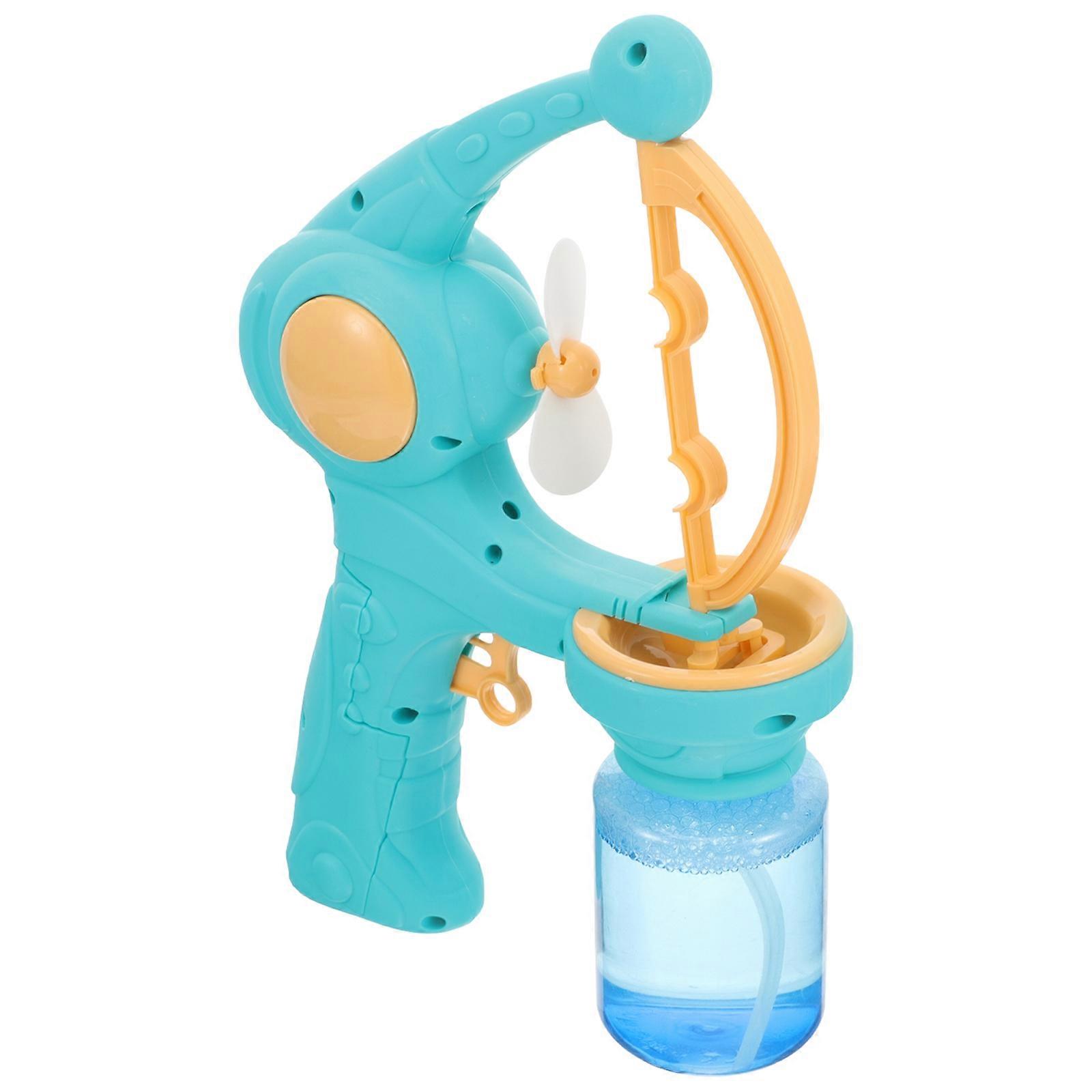 Kids Bubble Maker Electric Bubble Making Machine for Fun 3Pcs Cartoon Design