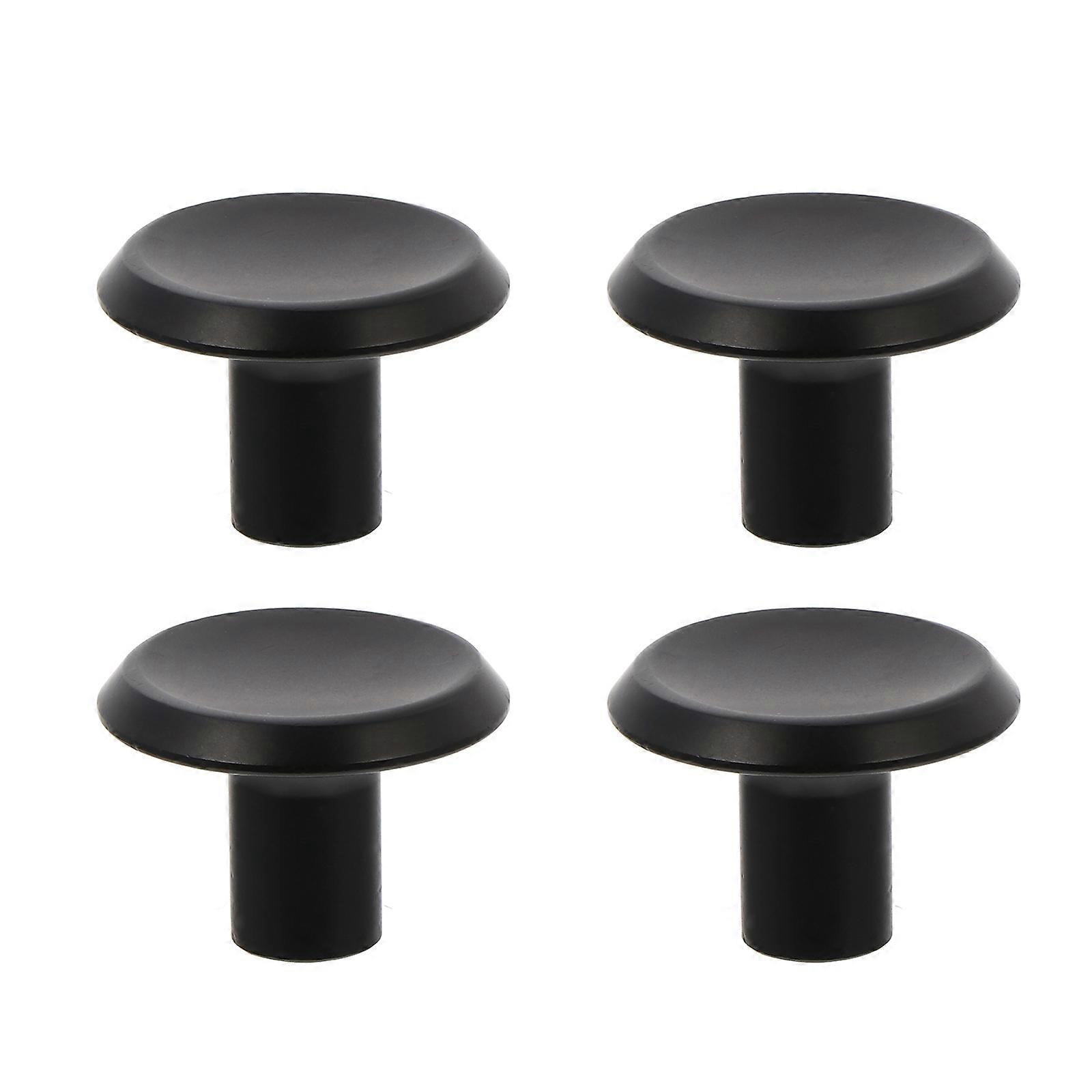 Door Handle Cabinet Knob for Home Use 2Sets Black Round Pull Set