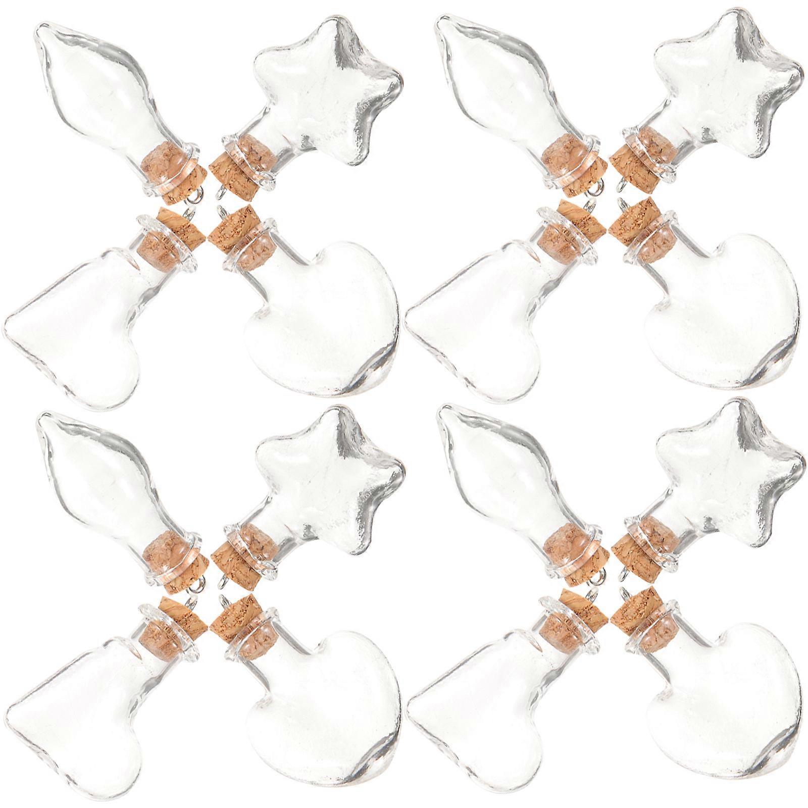 Tiny Glass Bottles For DIY Projects And Home Decoration With Transparent And Clear Storage Features 40 Pcs