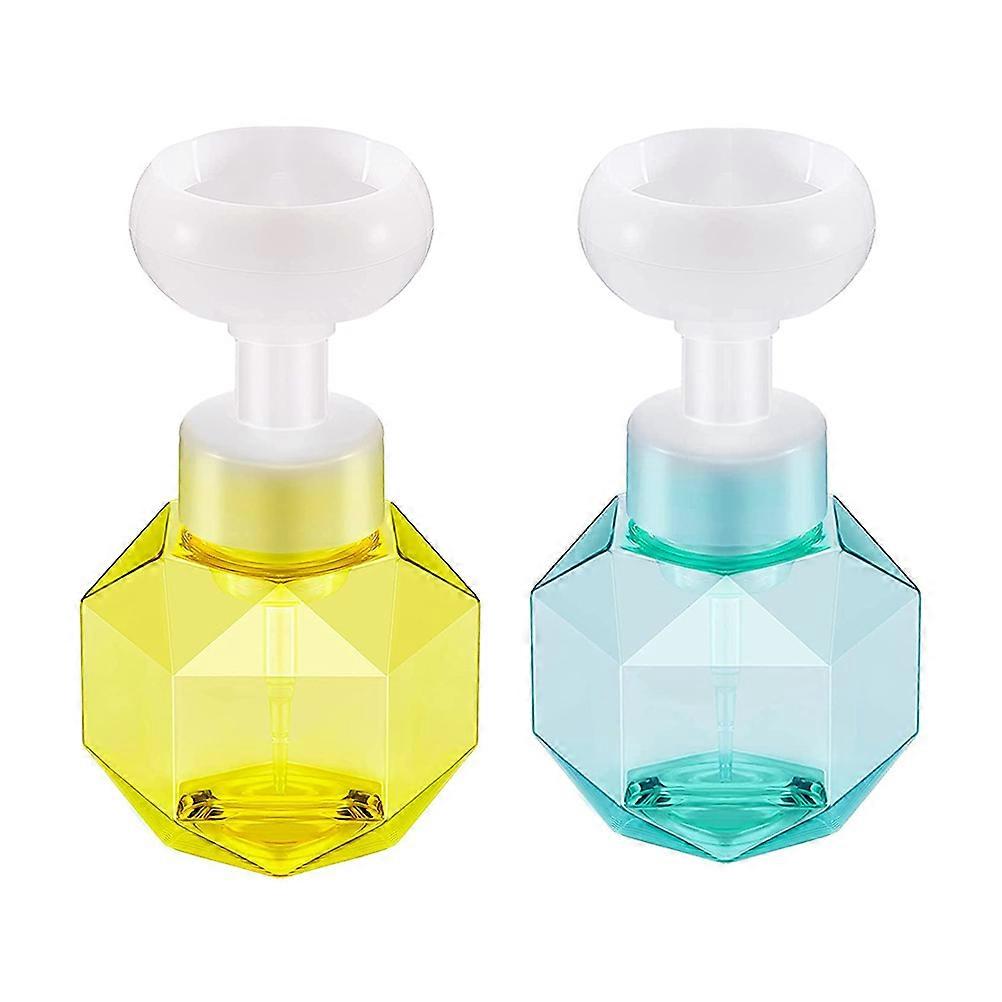 Empty Soap Dispenser 2Pcs Travel-Friendly Container 300ml For Bathroom Kitchen Shatterproof 2Pack