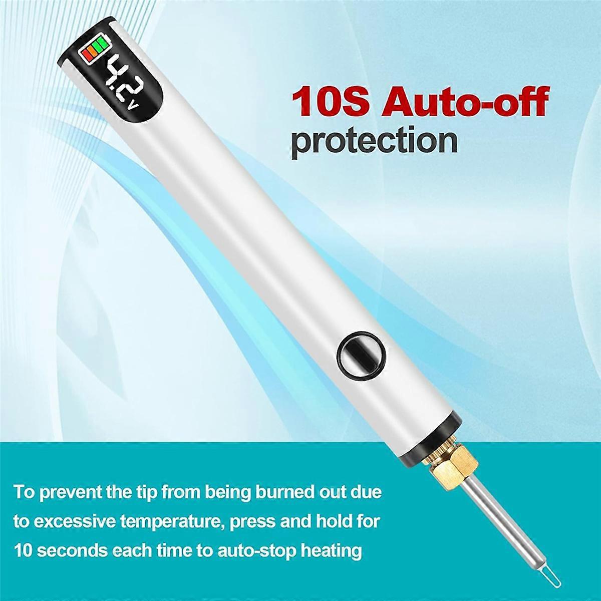 Rechargeable Thread Burner Kit for Jewelry Making,Digital Thread Zapper Tool,Leather Craft,Sewing,We