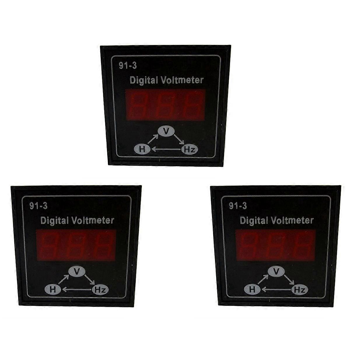 91-3 Digital Voltmeter for Gasoline Generator Parts 220V 380V