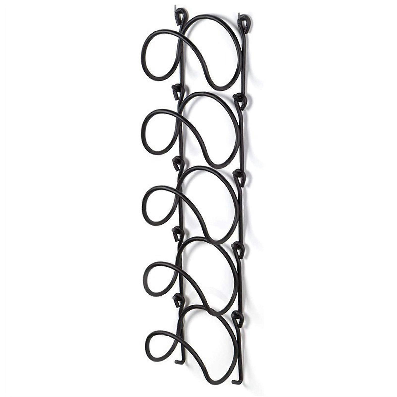 Wall Mounted Wine Rack Multipurpose Wrought Iron Towel Holder