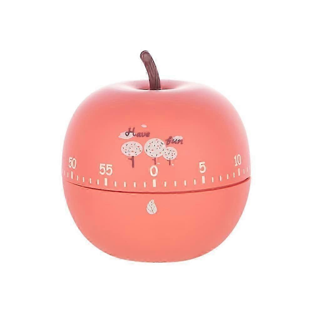 Kitchen Timer Cute Fruit Cookie Kitchen Timer | Novelty Manual Cooking Timer (Apple)
