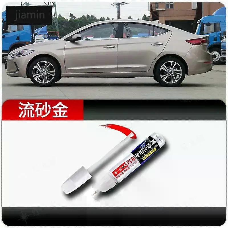 Do specjalnego lakieru samochodowego Hyundai Elantra, elegancki, biały, oryginalny, czarny, hebanowy długopis do naprawy zarysowań