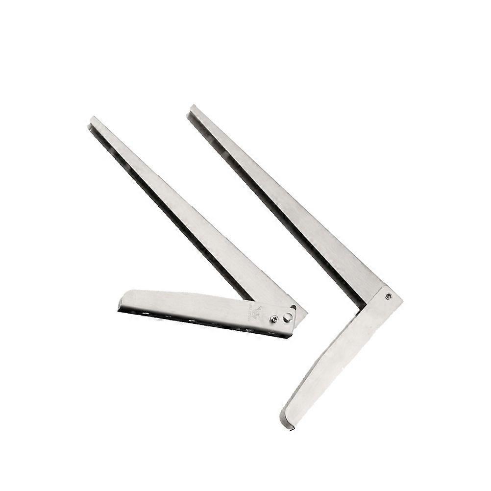 Shelf Bracket Stainless Steel Folding Support Bracket for Holding Use 2Pcs
