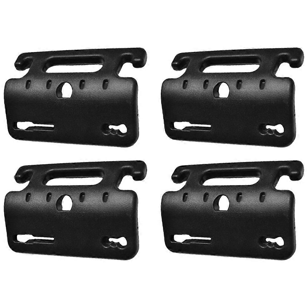 Headrest Hooks for Car Elderly Assistance 4Pcs Black ABS Grab Handles