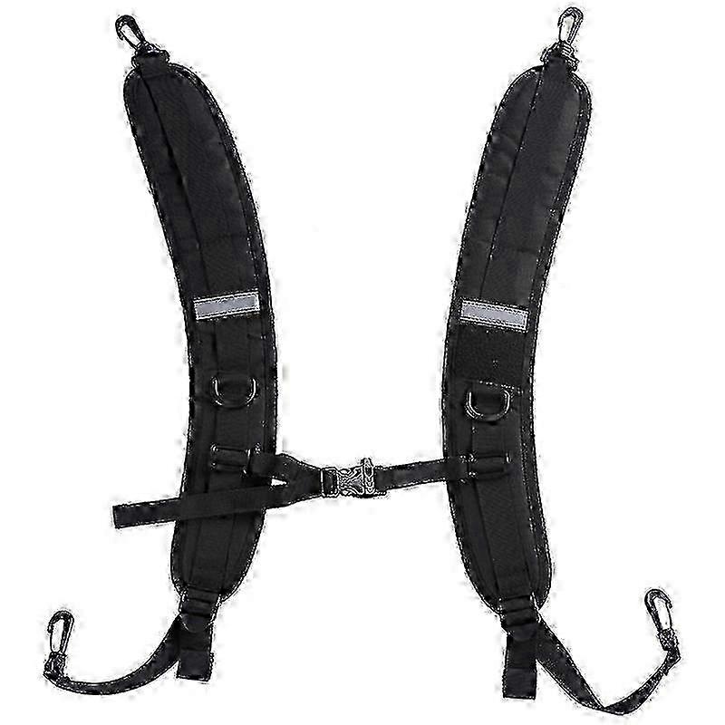 Shoulder straps for backpack with padding and adjustability