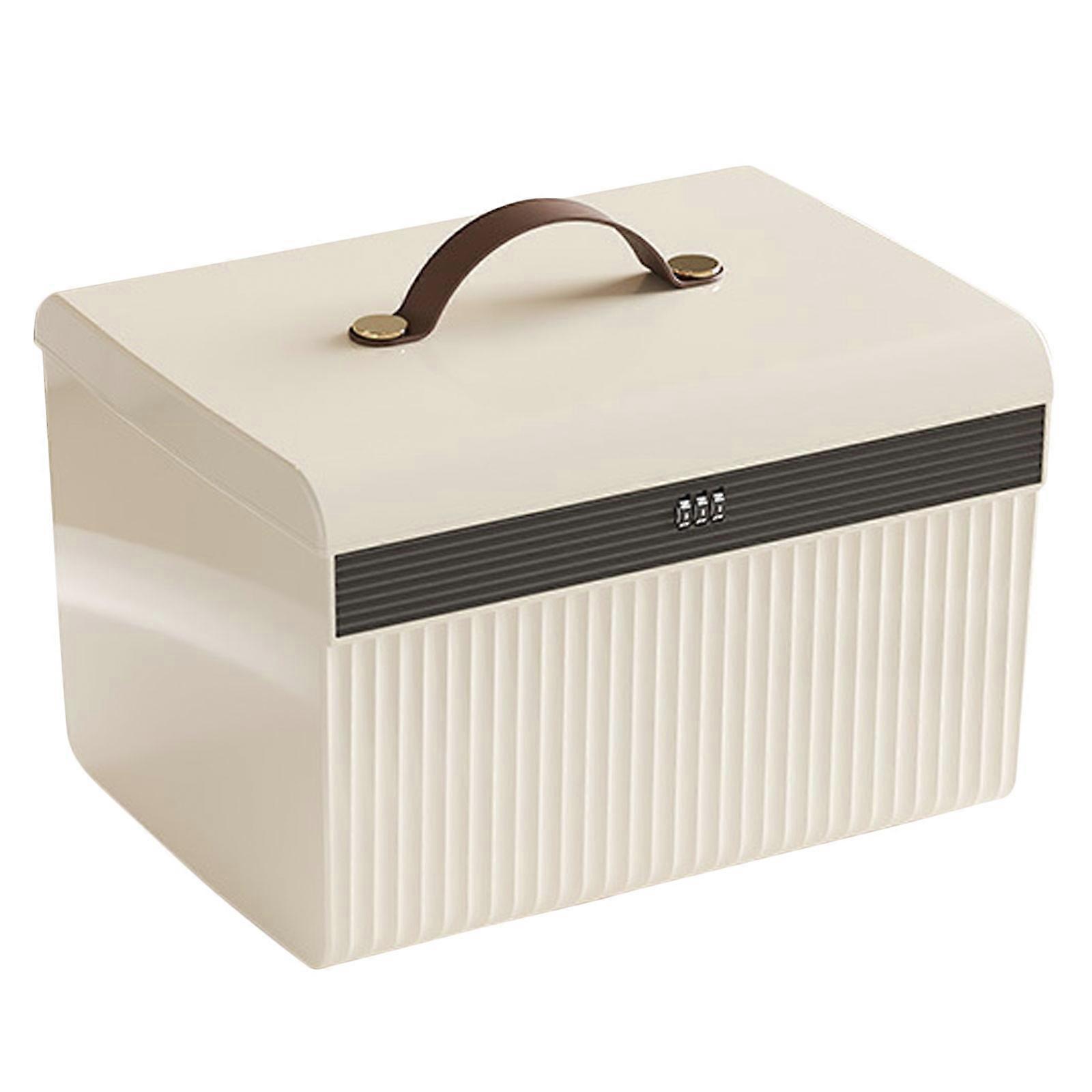 Password Storage Box Lockable Container for Home Use Secure Organizer