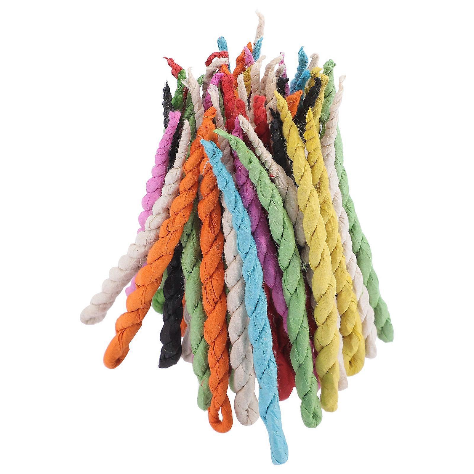 Rope Incense for Meditation Handmade Rope Incense 4Sets Assorted Color