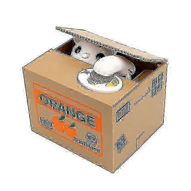 Panda Electronic Piggy Bank Cute Cat Stealing Coin Bank Money Box Children Gifts 26s