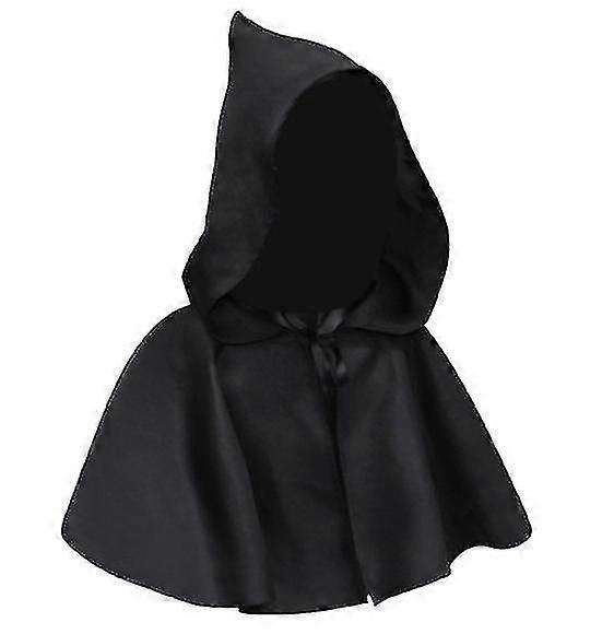 Zauberer Umhang Cosplay Umhang Schwarzer Umhang Kostüm Umhang Erwachsene Schwarzer Umhang Cosplay Dekor Requisiten-