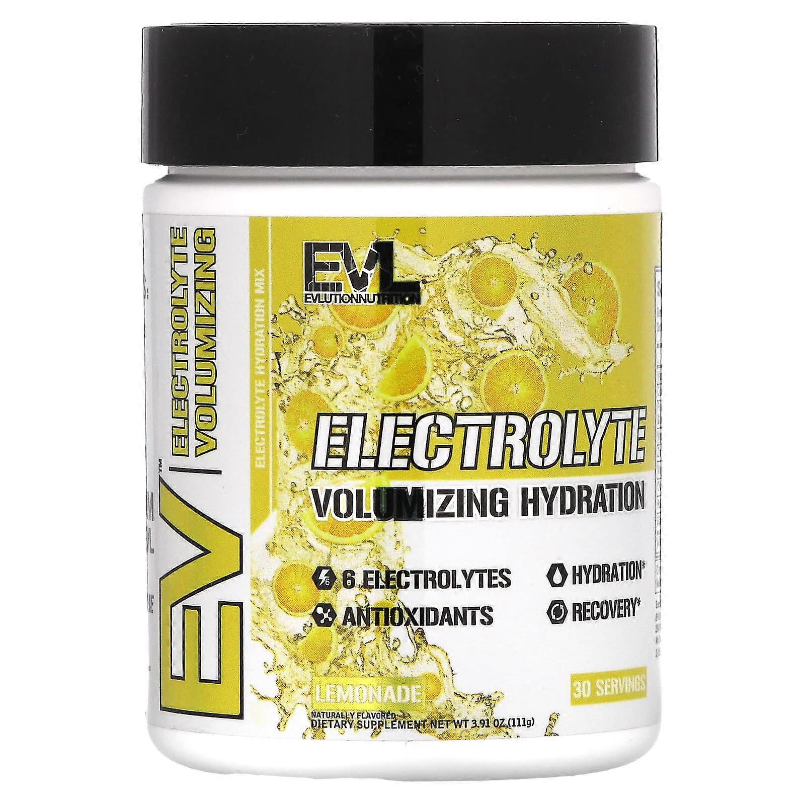 Electrolyte Volumizing Hydration, Lemonade, 3.91 oz (111 g)