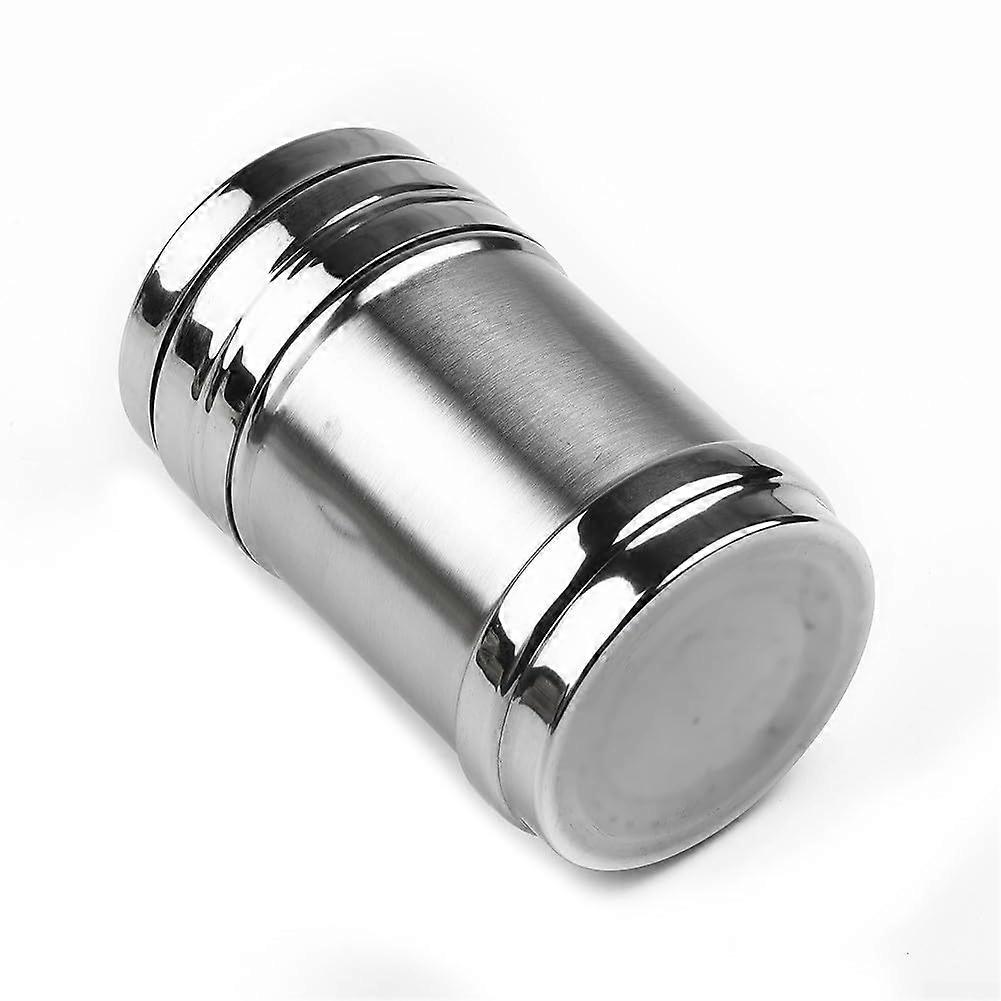 Stainless Steel Spice Shaker Jar With Removable Lid Adjustable Hole Sizes Salt Pepper Seasoning Easy Fill Model C(XL)