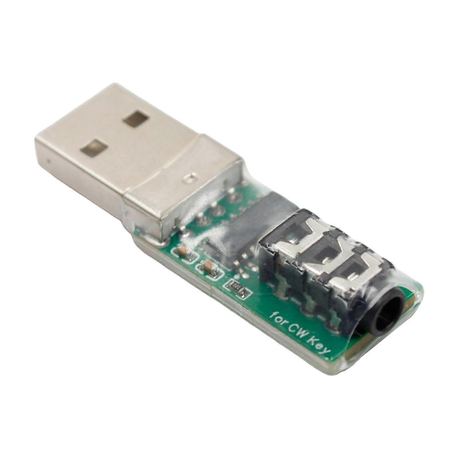 Morse Code Training Adapter USB Trainer For Band And PC 3.5mm Plug Mobile Computer Compatible USB Interface