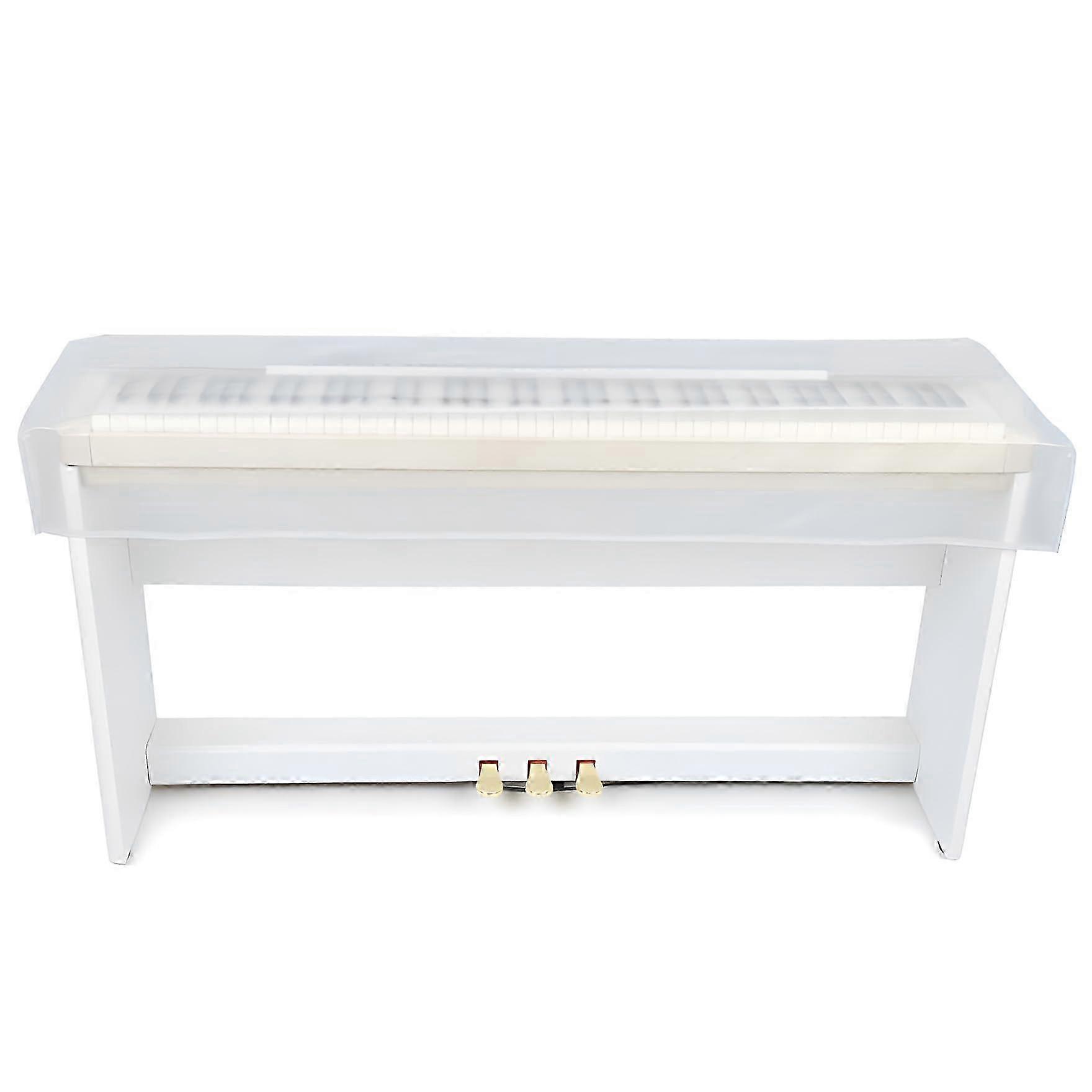 Κάλυμμα σκόνης πληκτρολογίου πιάνου για 88 πλήκτρα, αδιάβροχο, διαφανές, προστατευτικό ηλεκτρικού πιάνου, διαφανές κάλυμμα Hwy