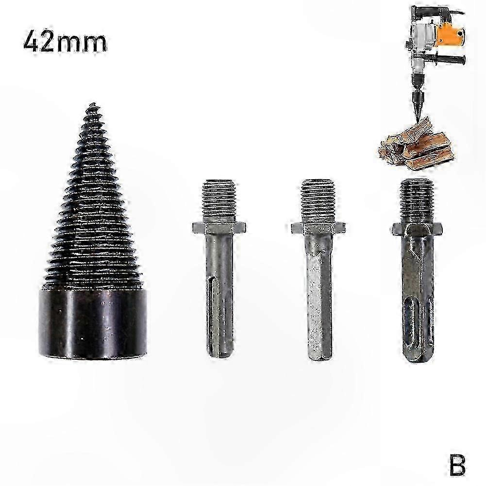 Firewood Splitting Cone Drill Bit for Wood Processing