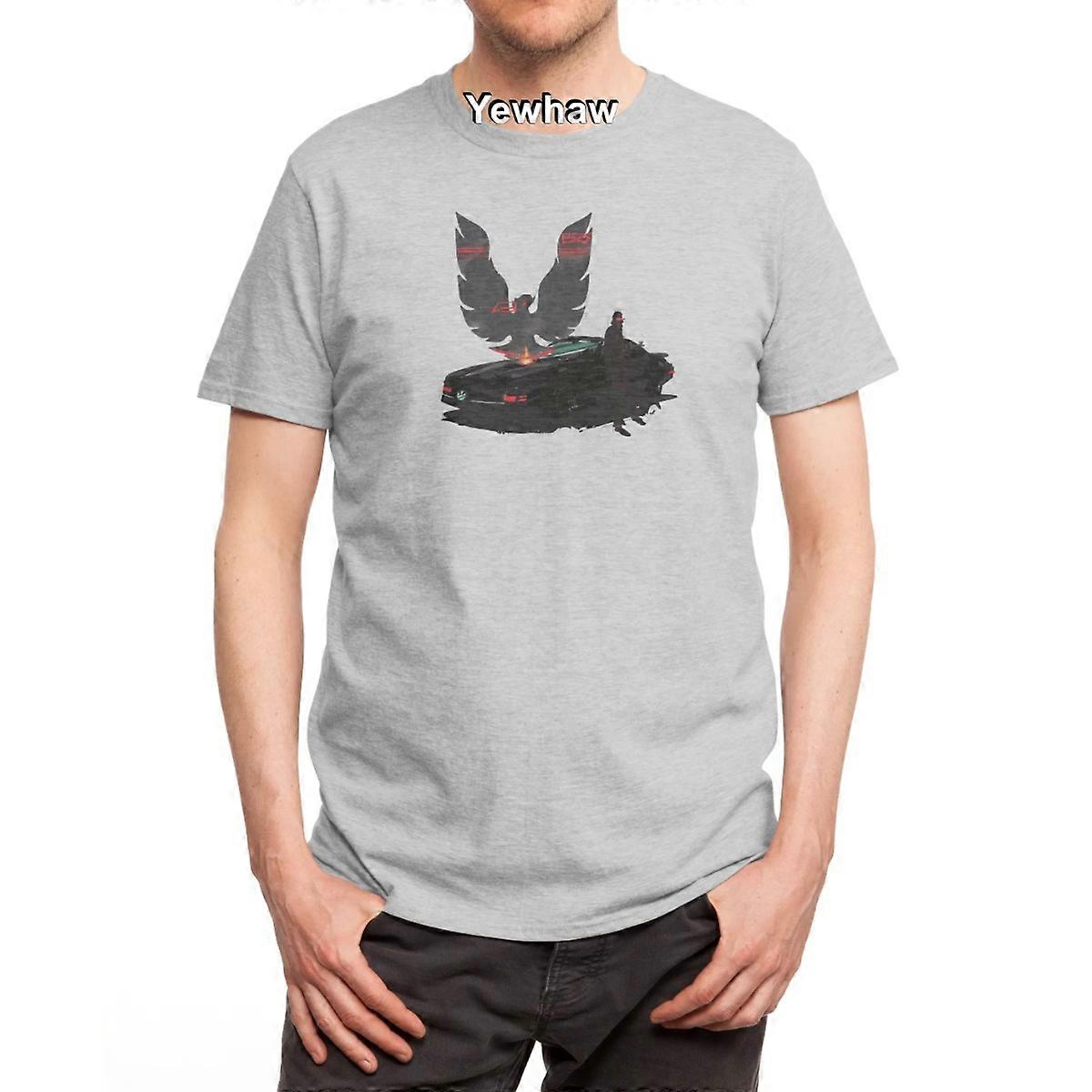 Firebird Down T-Shirt cyberpunk noir Trans Am digital art futuristic silhouette