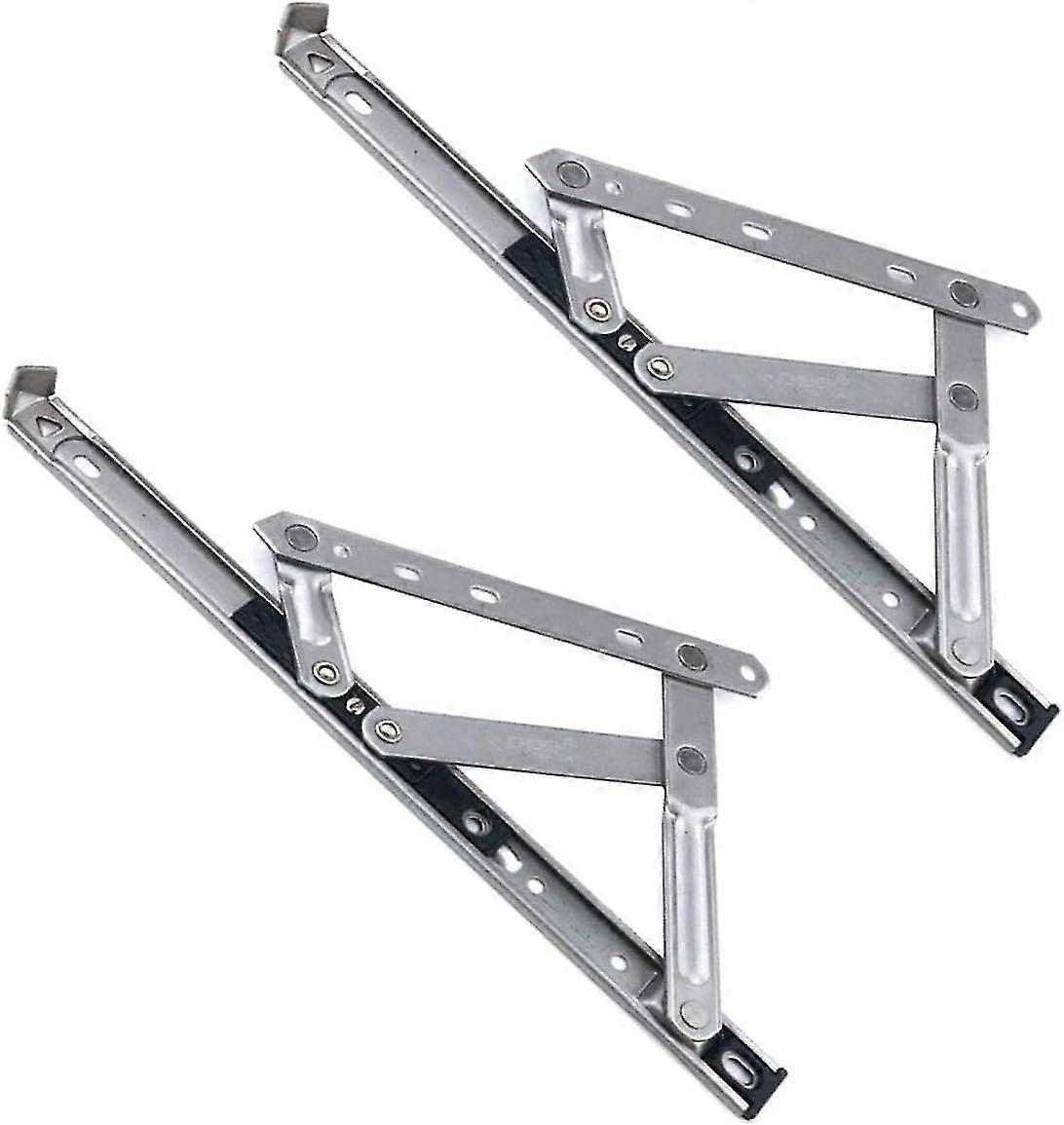 Set of 2 heavy duty window hinges for PVC or windows Hinge length: 31 cm Stack height: 1.5 cm