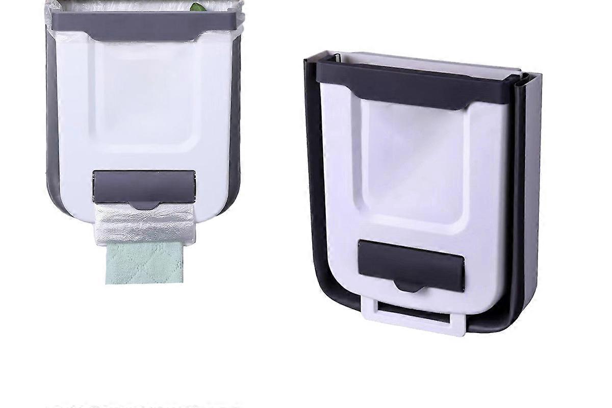 Hanging Kitchen Trash Can Foldable Waste Bin Kitchen Compost Bin