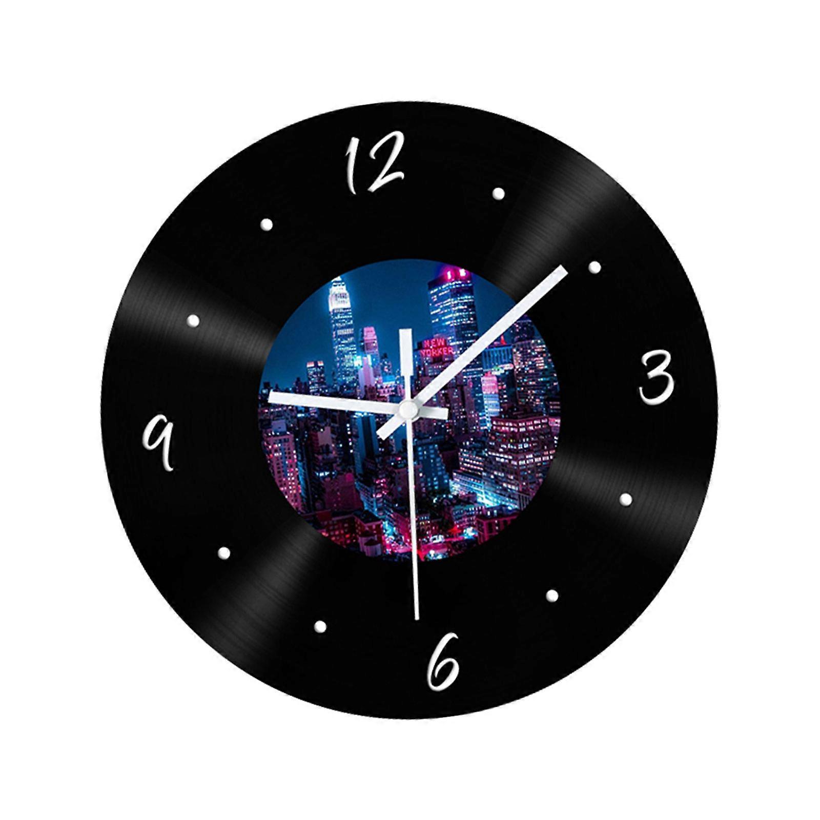 Silents Retro Wall Clock Creative Decoration For Indoor Decorative Clock Multicolor
