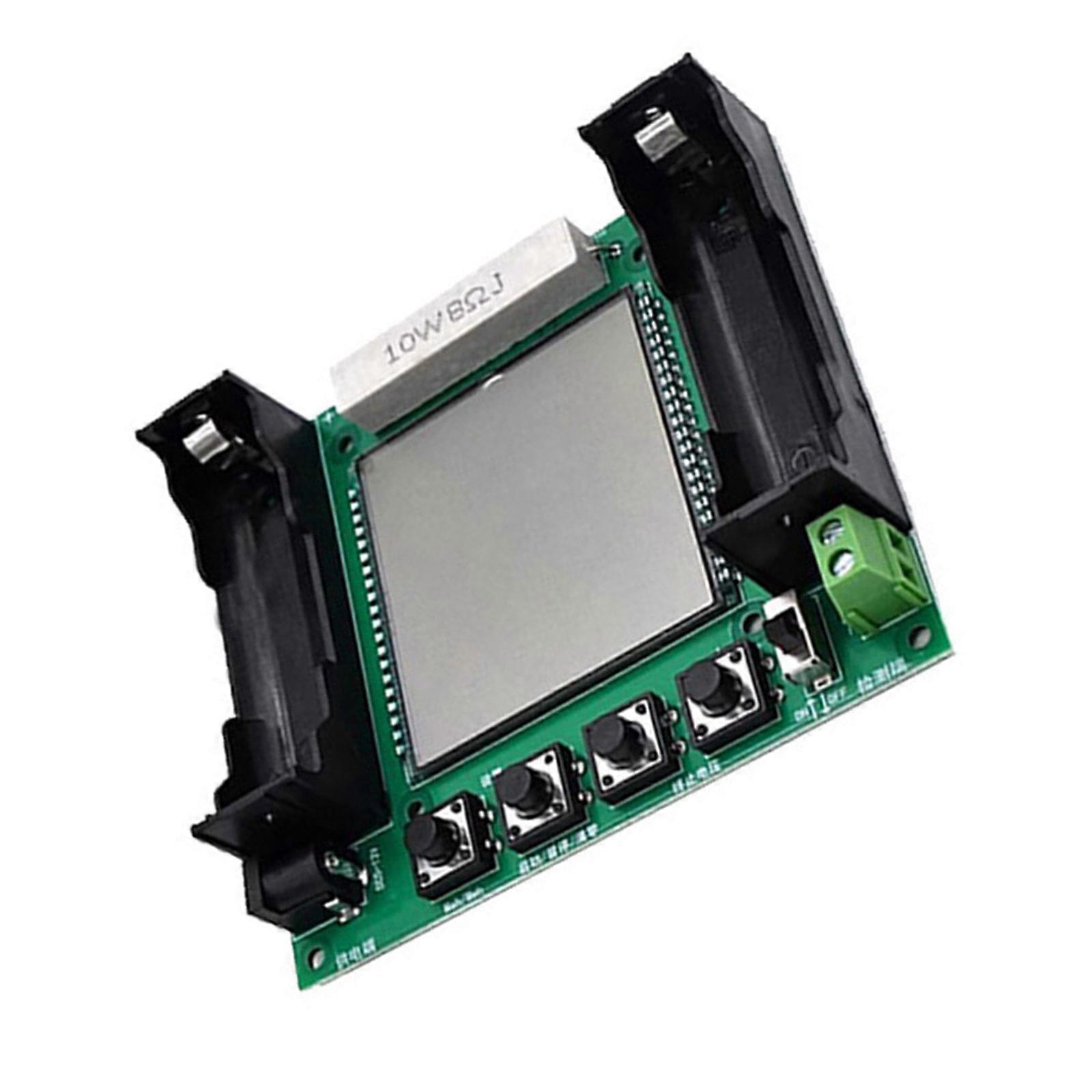 High Precisions 18650 Lithium Battery Capacity Tester Module with Digital Display for DIY Computer Development Multicolor