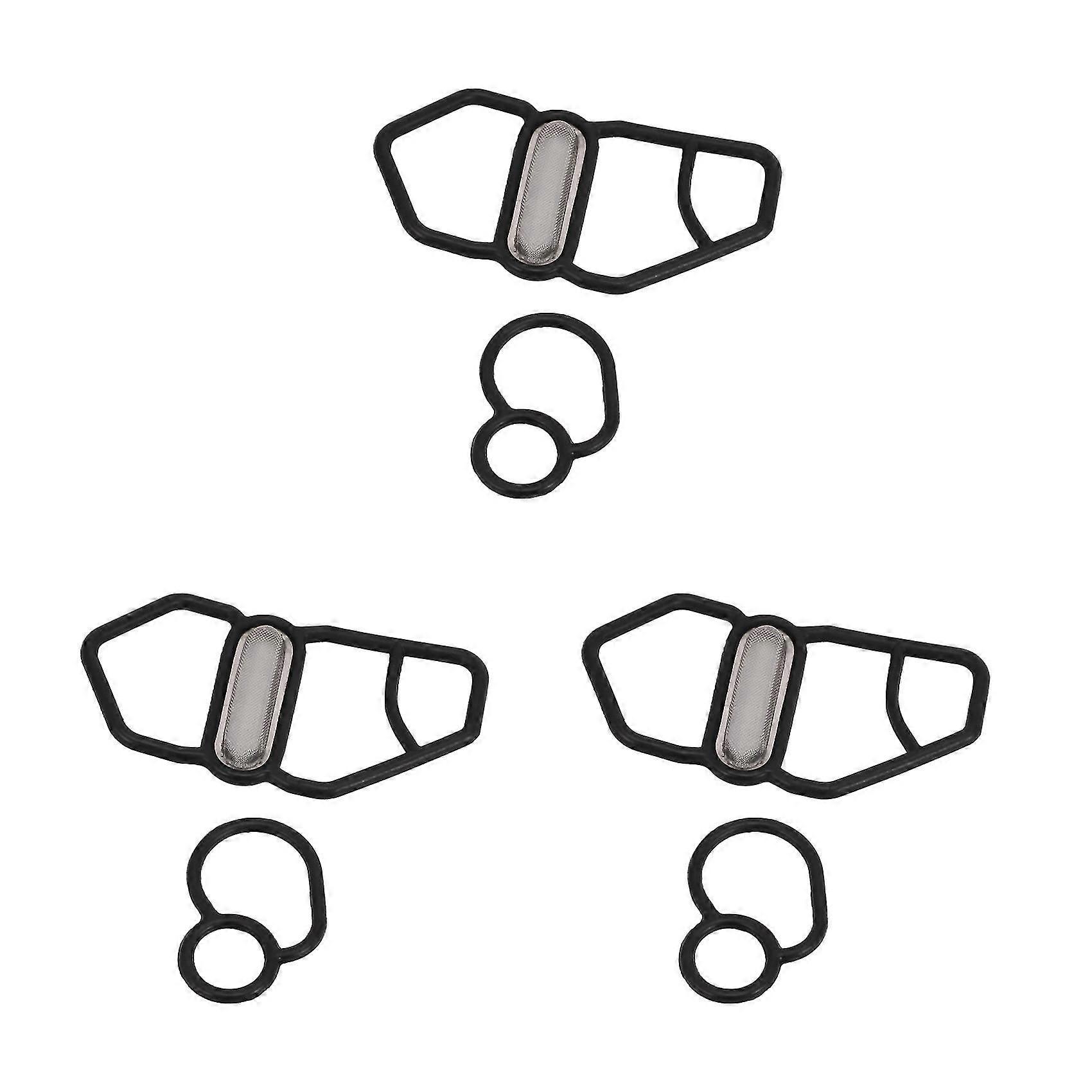 6x Upper + Lower Vtec Solenoid Gasket Fit For Gsr Nsx D16z6 B18c1 B16a2 B18c5 36172-p08-015 15825-p