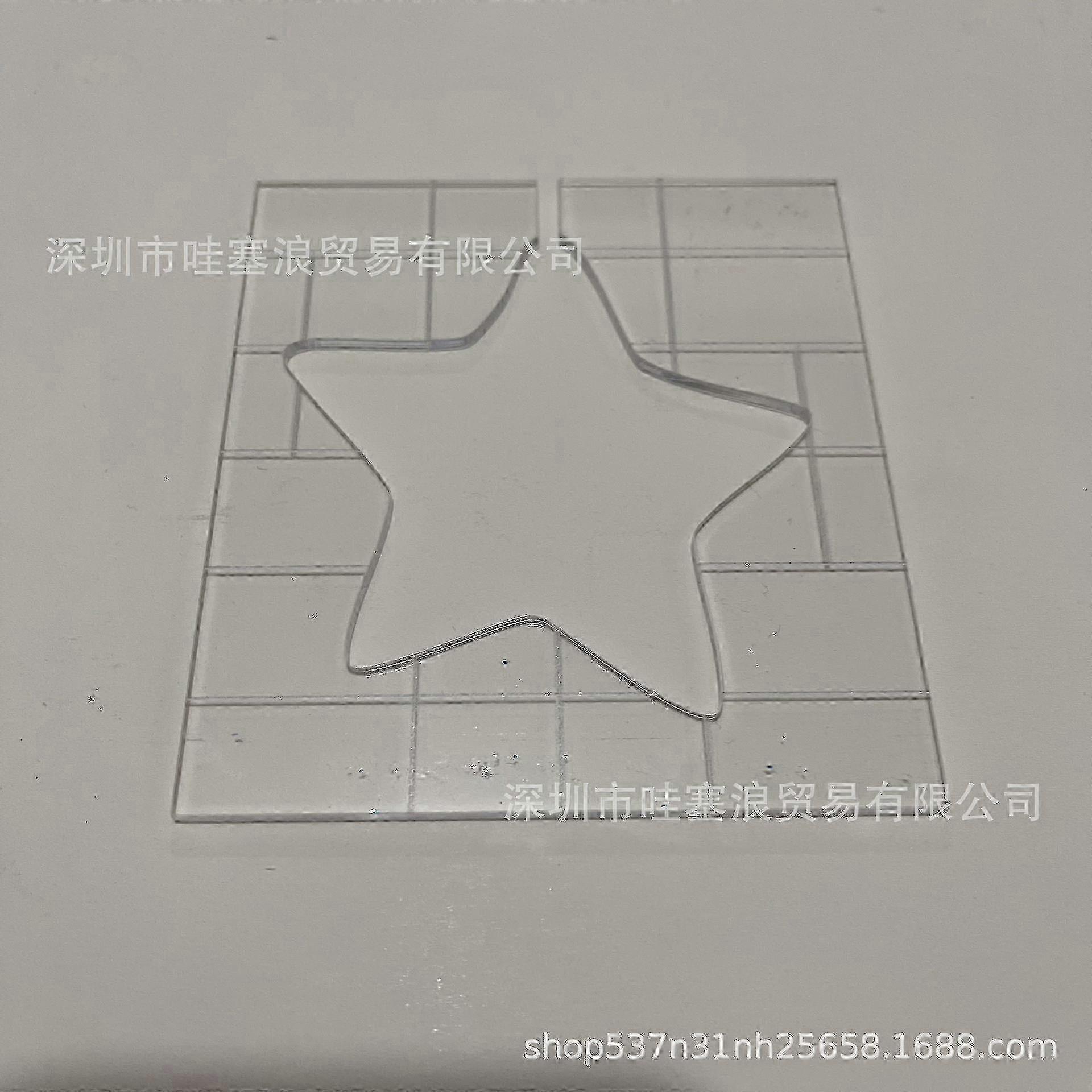 Patchwork Quilting Template Diy Sewing Embroidery Template Quilting Stencil Star Shape Stencil