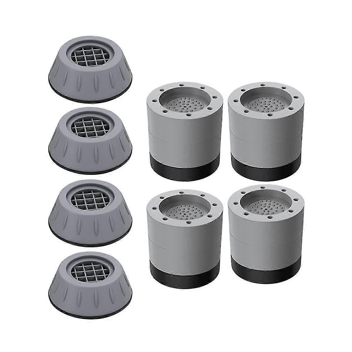 8 יחידות מכונת כביסה אוניברסלית רפידות נגד רטט רגליים מחצלת מכונת כביסה שקטה מייבש כביסה תמיכה ברהיטים S