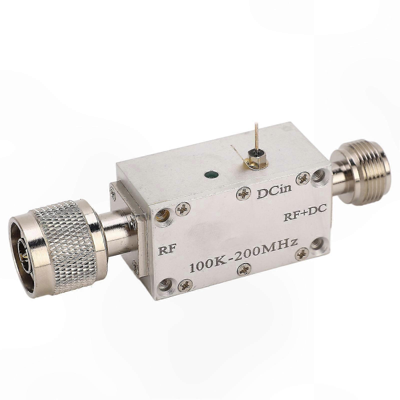 Risegun 0.1-200MHz Bias Tee RF Amplifier Module with DC Blocker for Optical Modulation