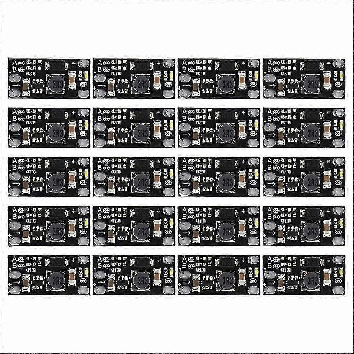 20Pcs Mini DC-DC Boost Step Up Converter 3.7V to 12V Voltage Regulator Lithium Battery Boost Module