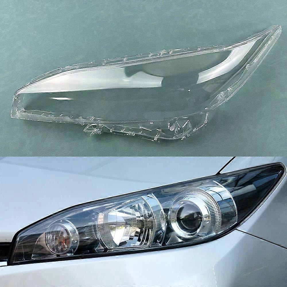 For Toyota Wish 2009-2015 Front Headlight Shell Lamp Shade Transparent Headlamp Cover Plexiglass Replace Original Lampshade