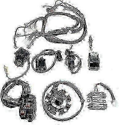 Complete Electrical Wiring Harness Cdi Stator Kit For Atv Quad 150/200/250cc -QH
