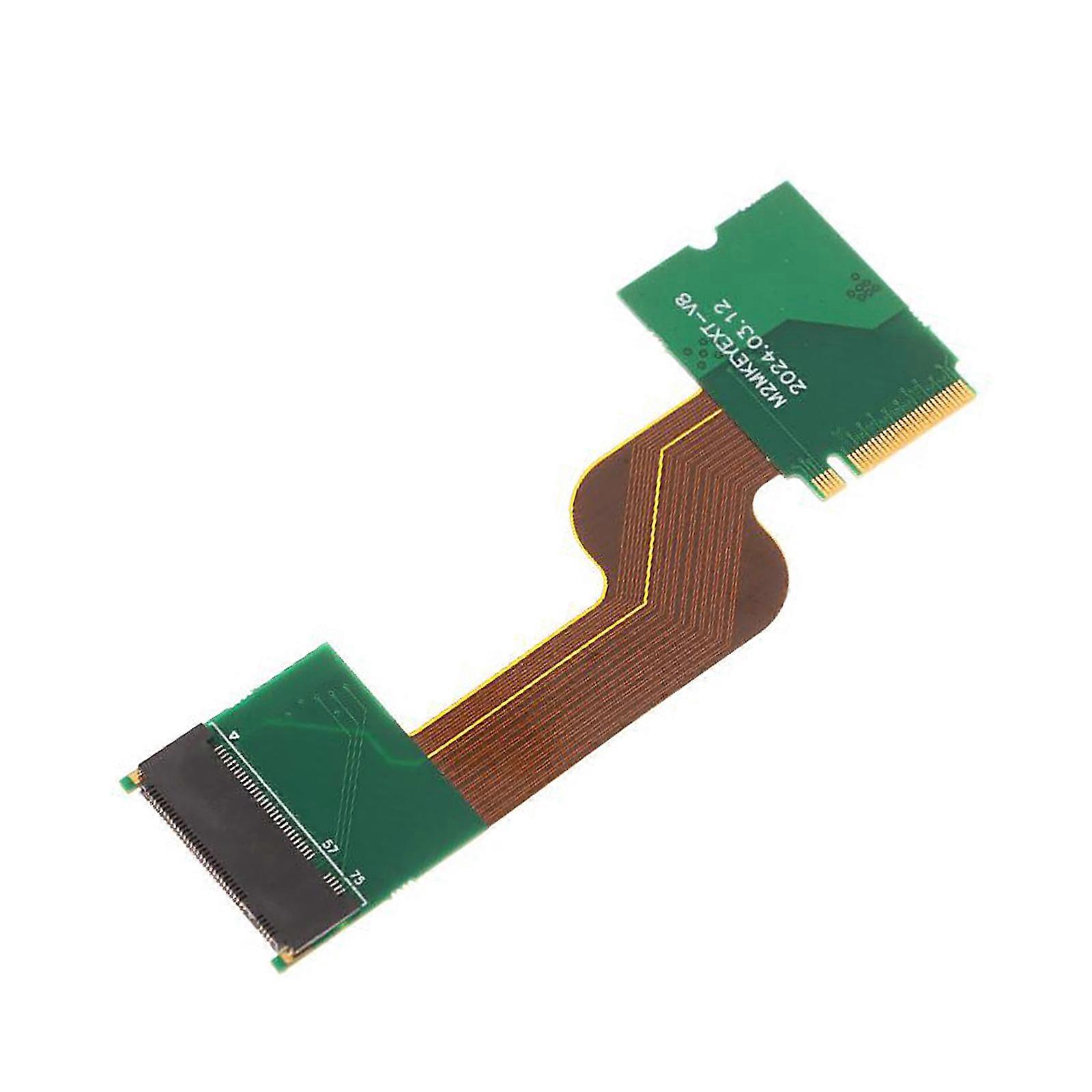 M.2 SSD Converter Board Speed Data Transfer Cable Supports 2230 2280 Drives Simple Installs for Gaming Device Use Multicolor