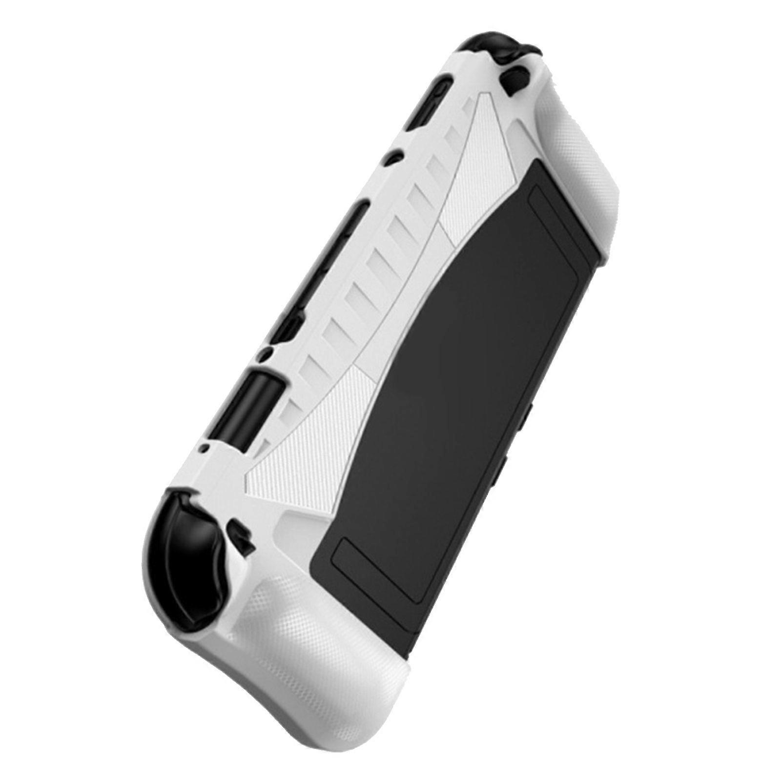 Scratchproof Shell with Kickstand Protective Cover Case Gamepad Flexible Housing Shockproof Skin for NS2 Console  White