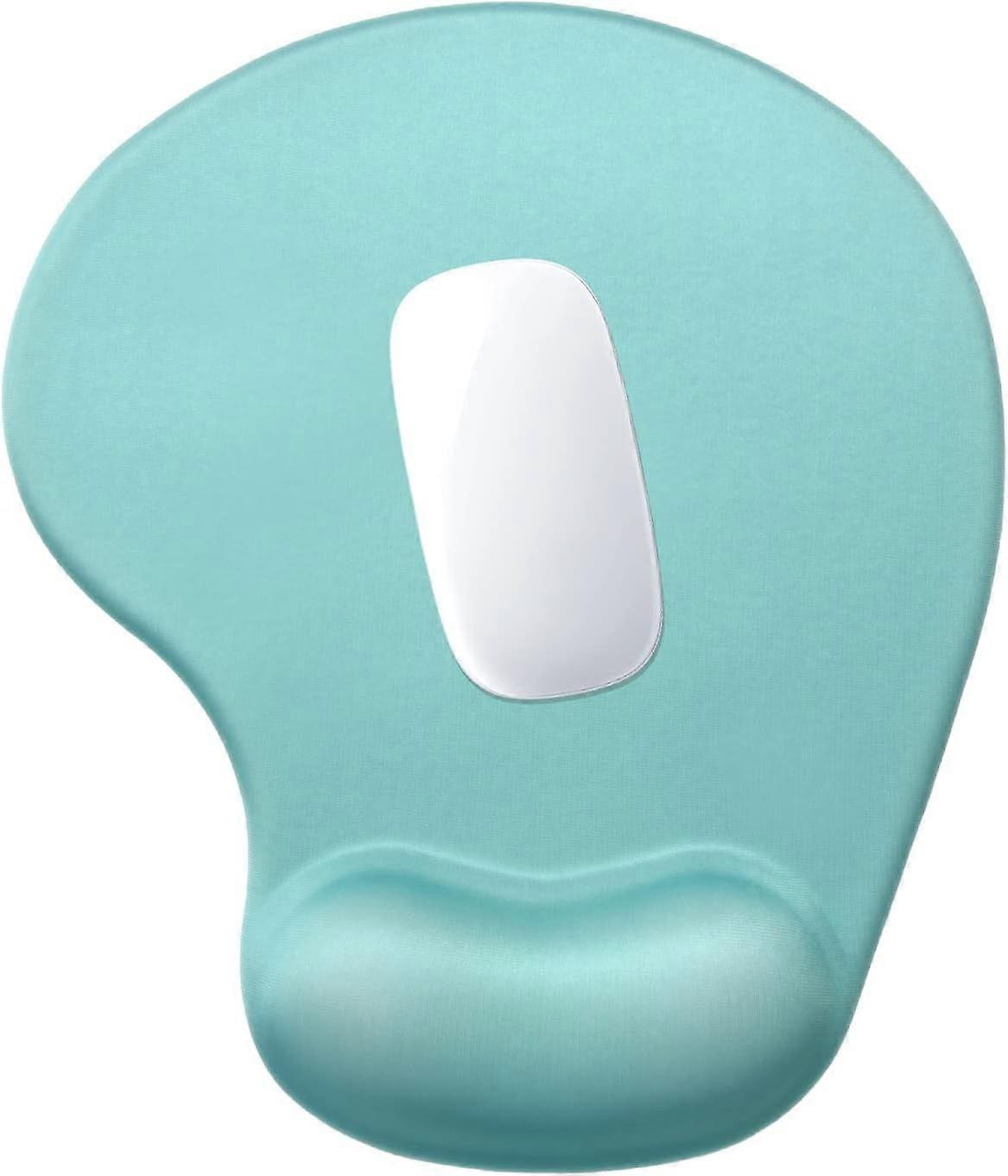 Ergonomic Mouse Pad with Wrist Rest, Gel Memory Foam & Non-Slip PU Base for Pain Relief – Cute Office Desk Accessory