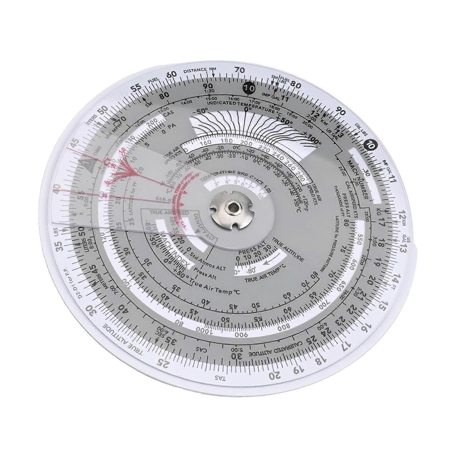 Computer Flight Plotter Tool Circular Navigation Calculation Slide Rulers Aviation Plotter Rulers For Training Hovering Multicolor