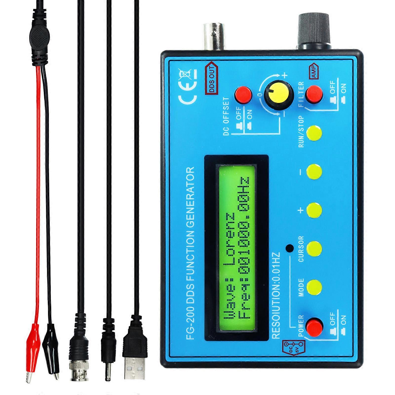 Precisions Frequency Signal Generator Kit Featuring 7.83Hz Earth Resonances and 100KHz Waveforms Output Multicolor