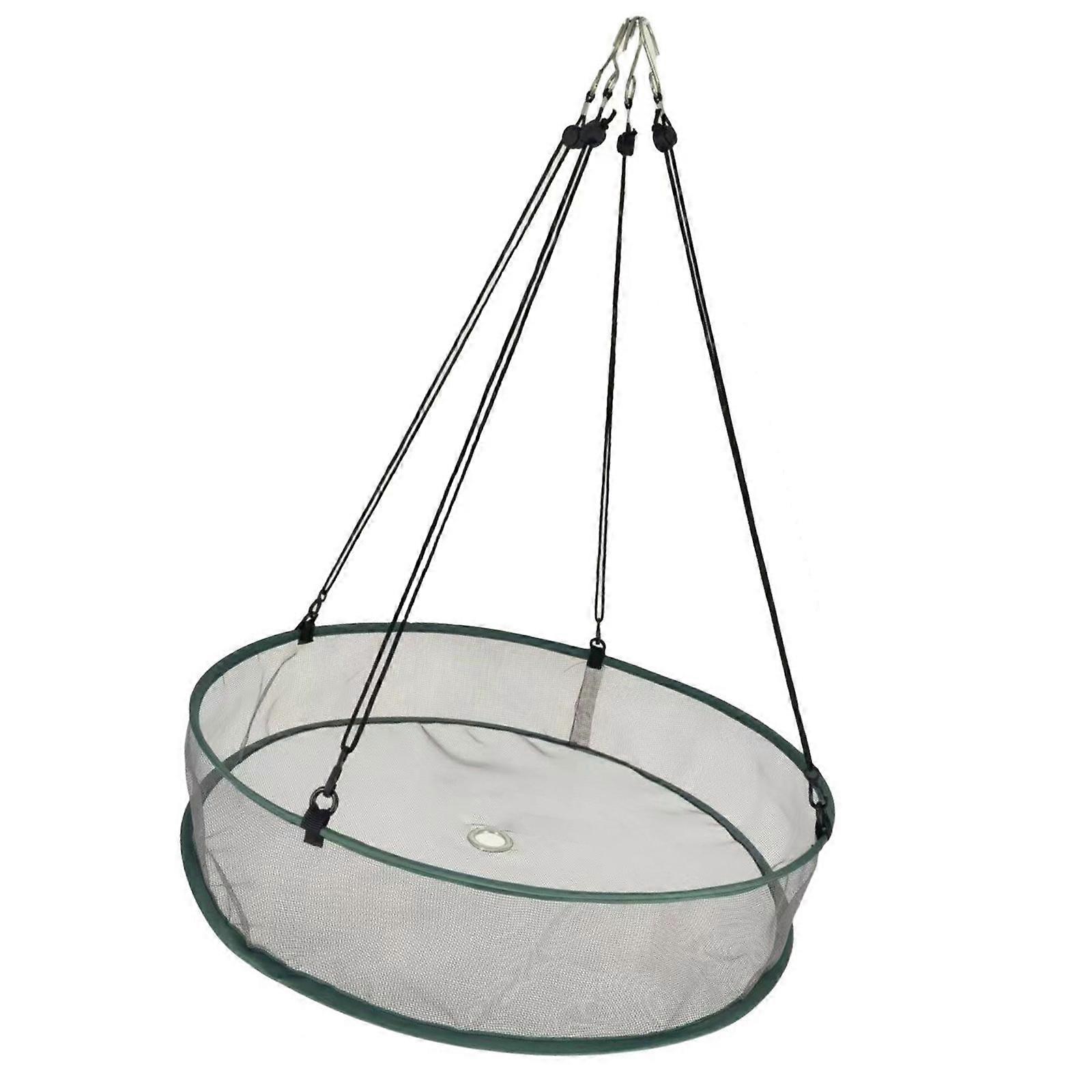 Hanging Debris Catcher Tray Under Bird Feeders Quick Use Fiberglass Mesh Construction Food Catcher Mesh Net for Garden  Gray
