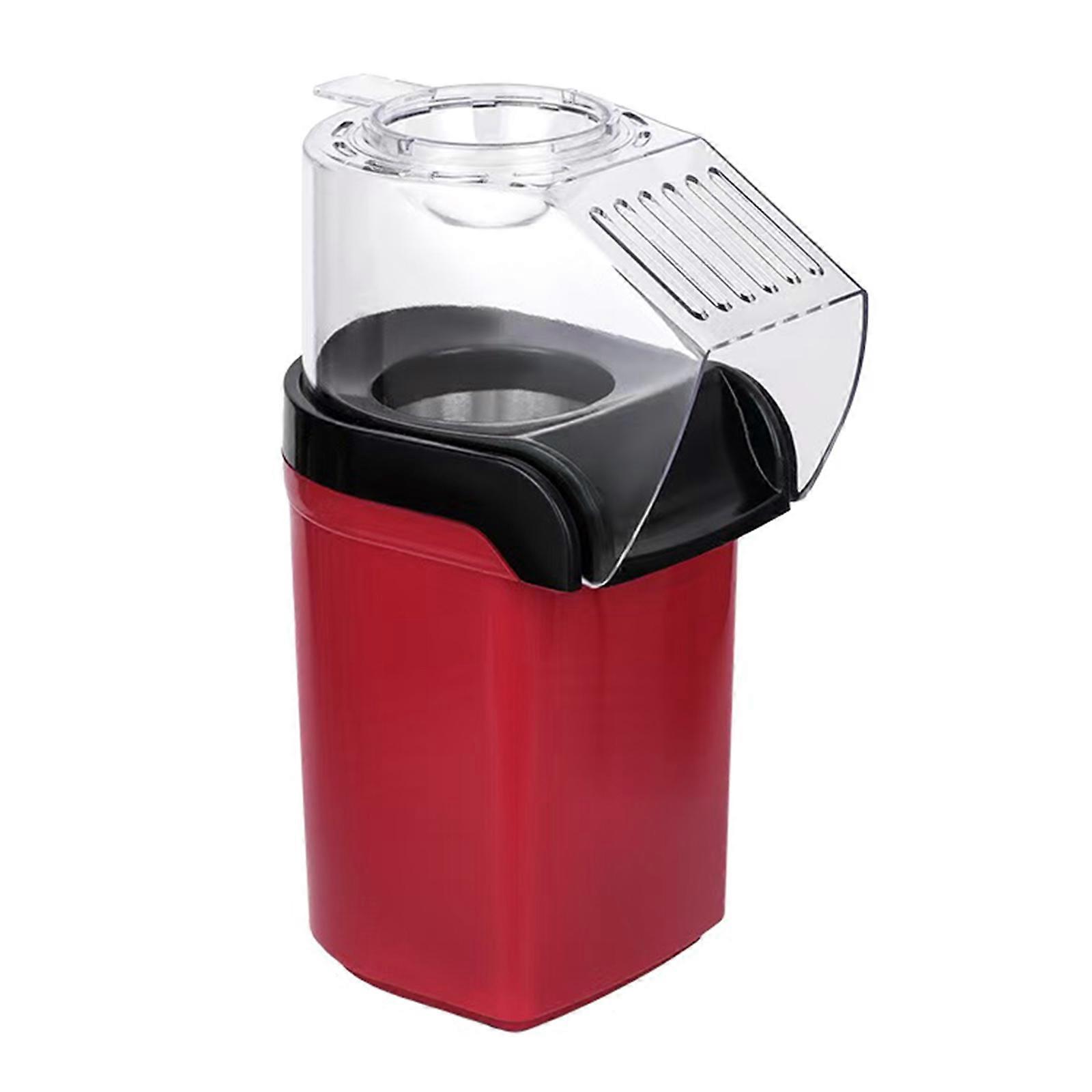 Miniature Popcorn Popper Automatic Operation Rapid Heating System Healthy Homemade Snack Appliance Plastic Texture  Red