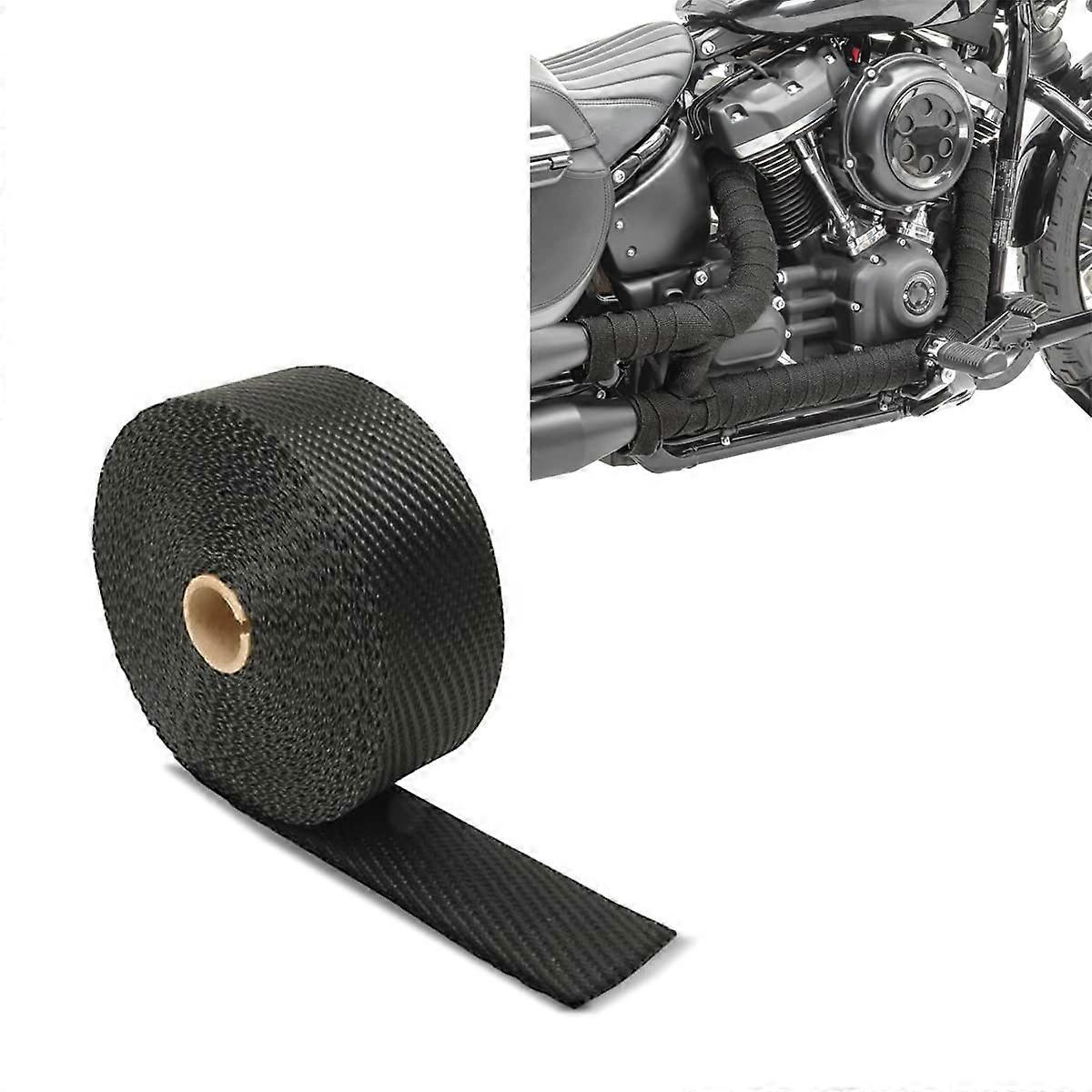 Motorcycle Exhaust Heat Wrap BK15 for Cruiser Custom – Thermal Insulation Tape