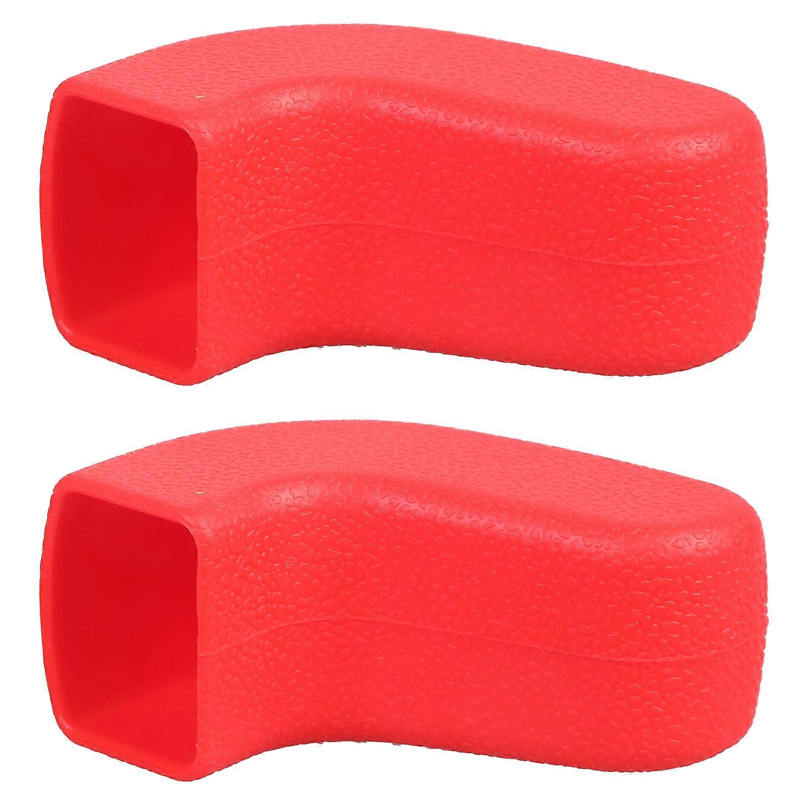 Waterproof Rust Resistant Tow Hook Cover for 2007-2023 JK JT Front Bumper Tow Hook Rubber Cap  Red