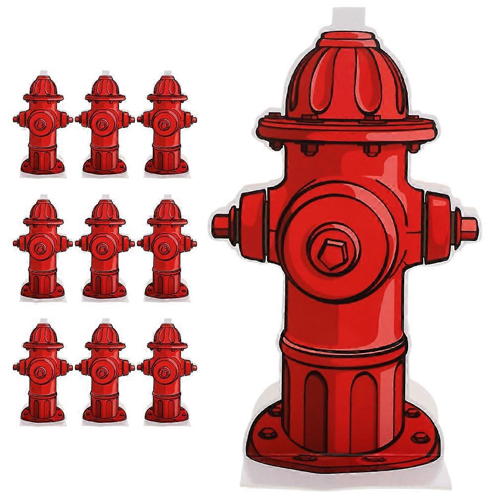 Puppy Training Fire Hydrant Dog Pee Pad Tool Reusable 10Pcs Indoor