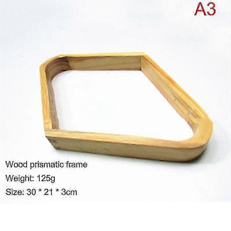 Synthetic Resin Billiard Balls Set - 16 Balls & Triangle Frame