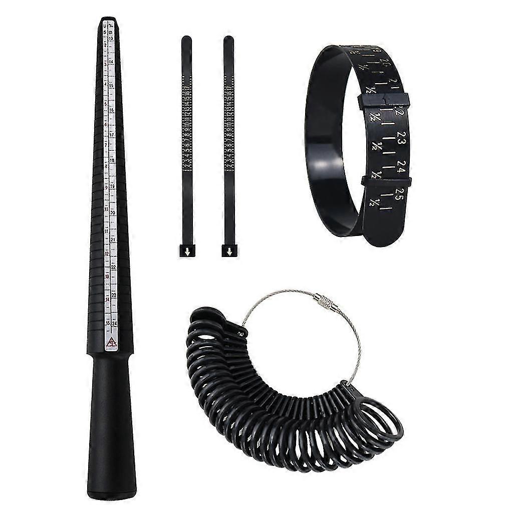 Measurement Tool Set For Finger Measurement To Quickly Find The Right Size