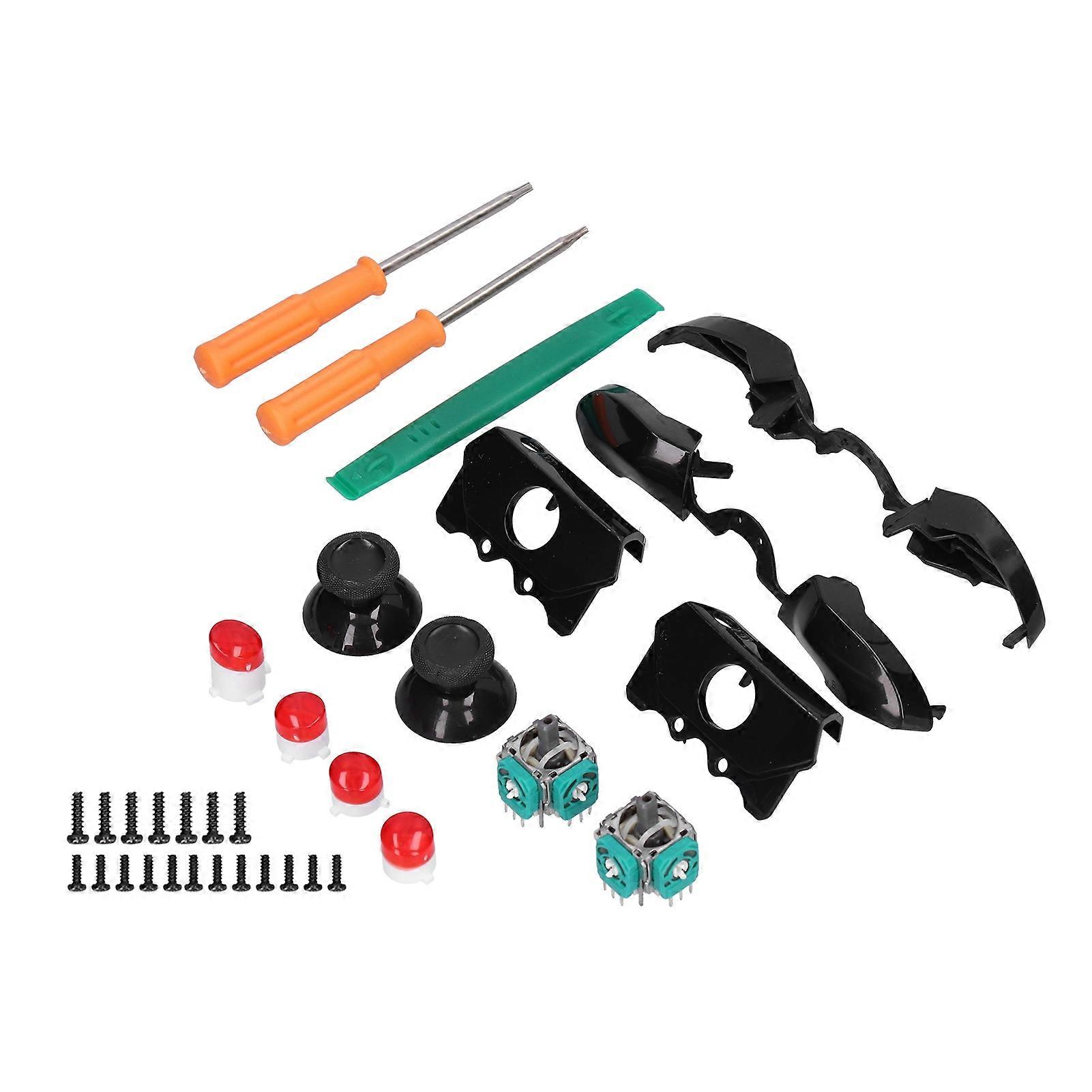 2 Pcs Joystick Replacement Kit Gamepad Repair Tool with Trigger Thumb Stick for XBox One