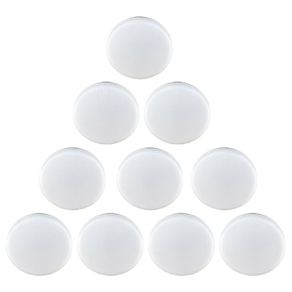 10PC LED Flush Mount Ceiling Light 9W GX53 Base Energy Efficient Easy Install for Cabinets, Ceilings, Display Cabinets B