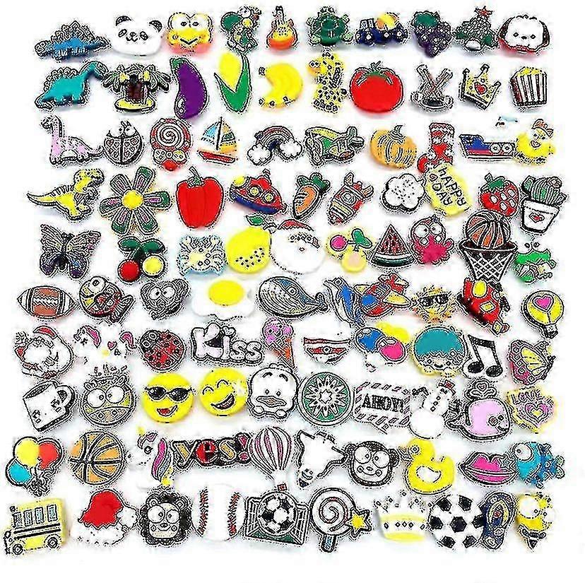 Shoe accessories for customization - 100 pcs charms set