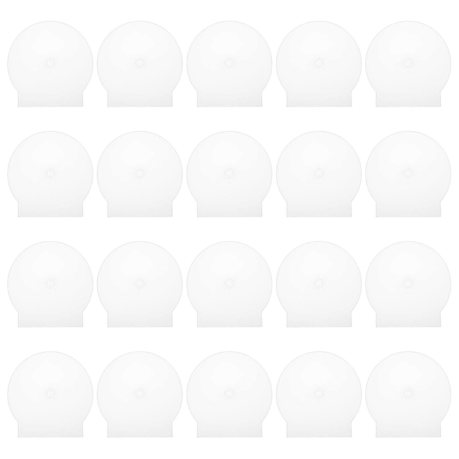 15pcs CD Case Clam Shell DVD Case Portable CD Storage Container Storage Box