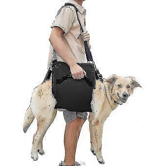 Dog Carry Sling, Emergency Backpack Pet Legs Support Rehabilitation Dog (black) Lift Harness For Nail Trimming, Dog Carrier